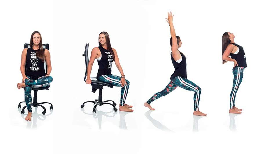 yoga at your desk