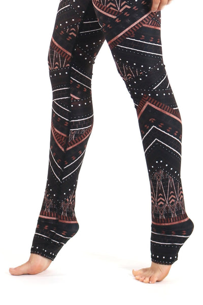 Humble Warrior Printed Yoga Leggings extra long