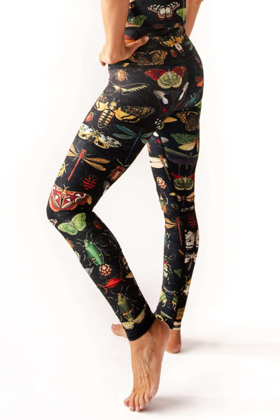 Buggin Out Printed Yoga Leggings close