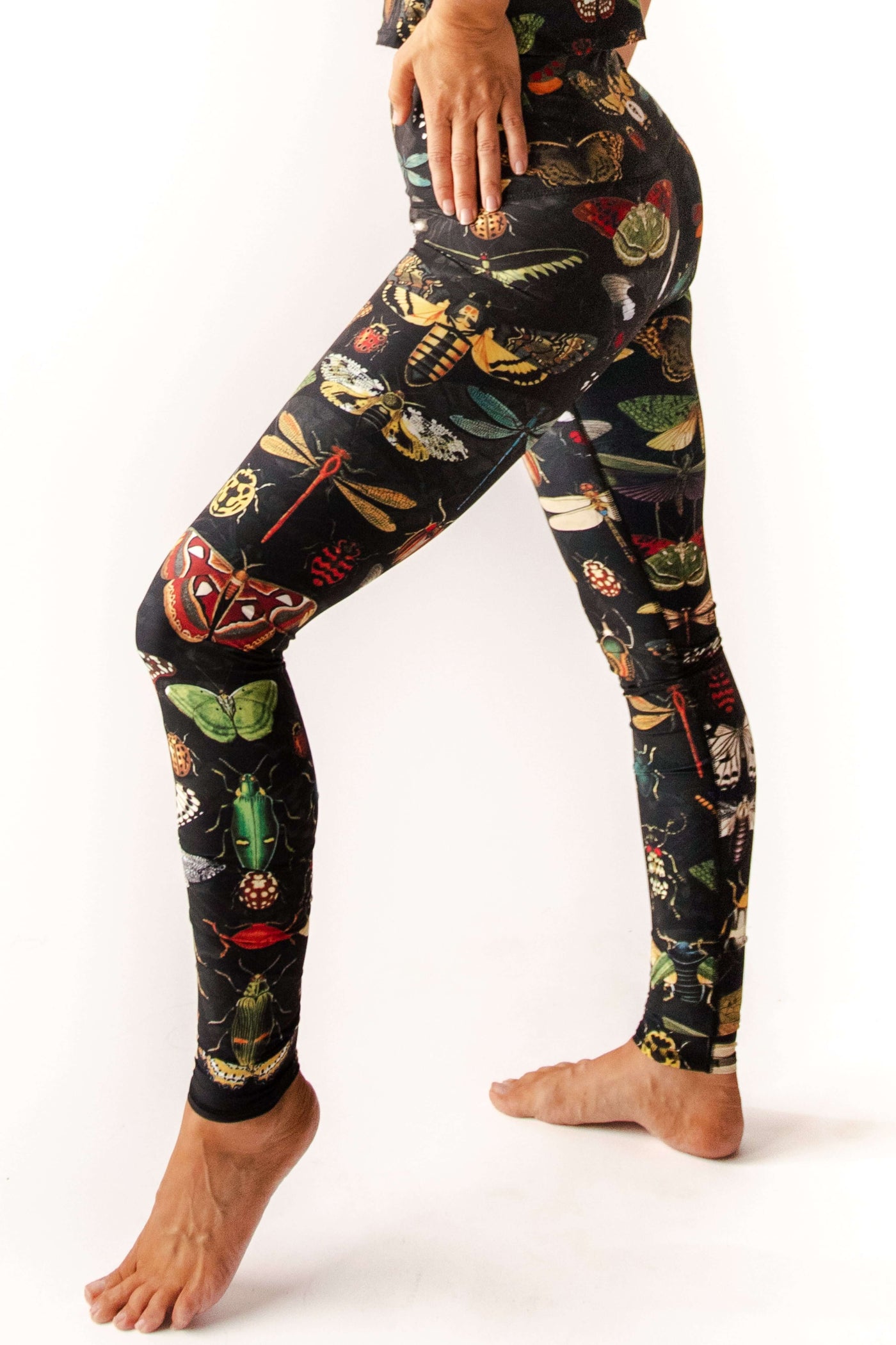 Buggin Out Printed Yoga Leggings side