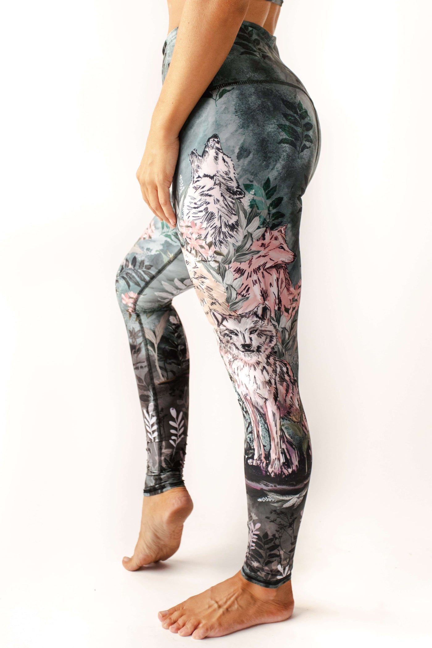 La Loba Printed Yoga Leggings side