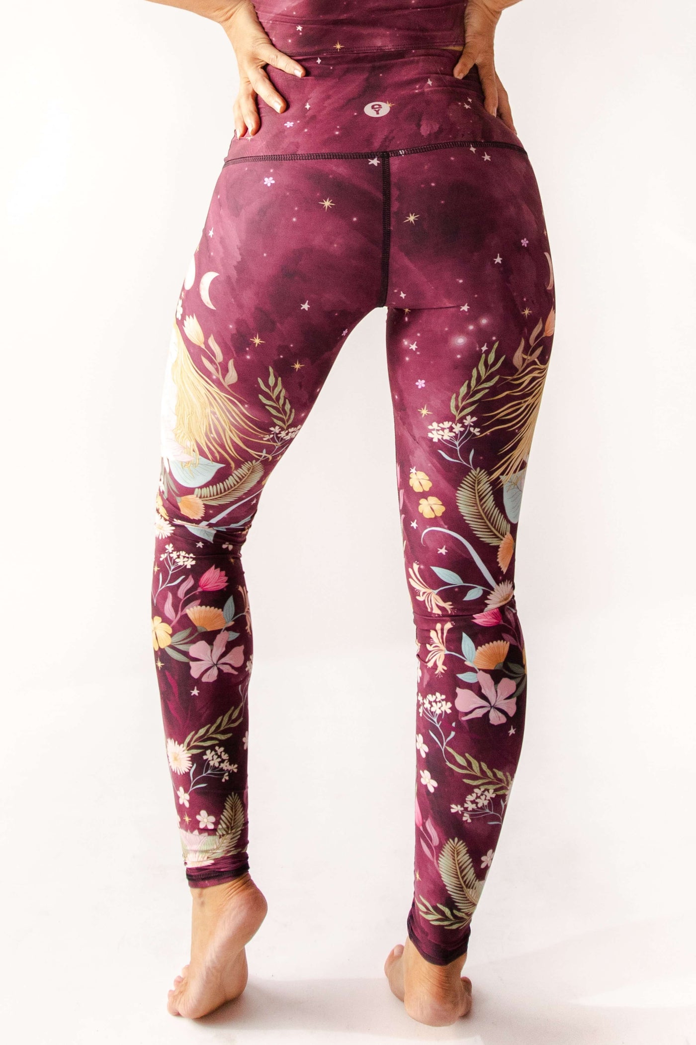 The Creator Printed Yoga Leggings back