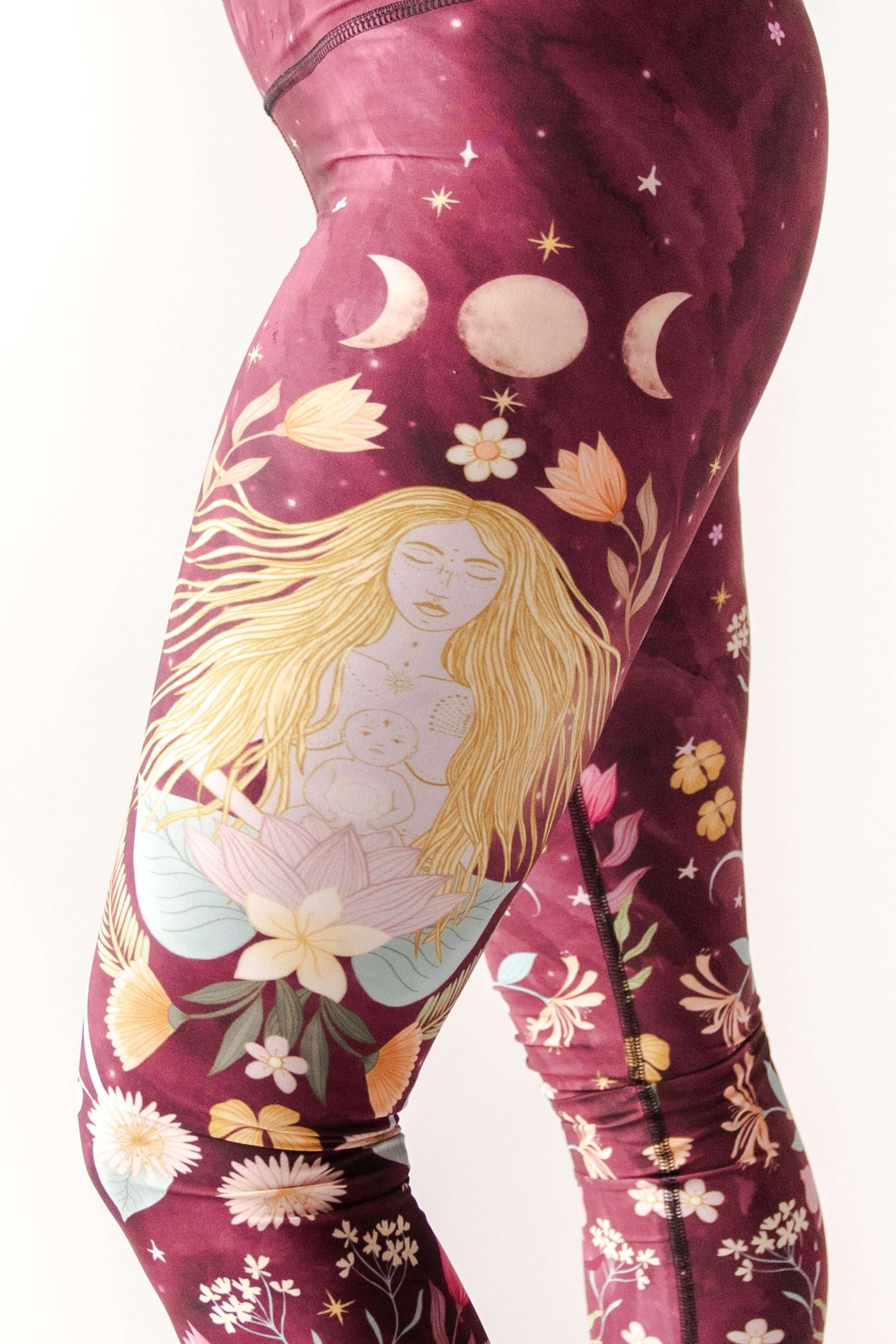 The Creator Printed Yoga Leggings close