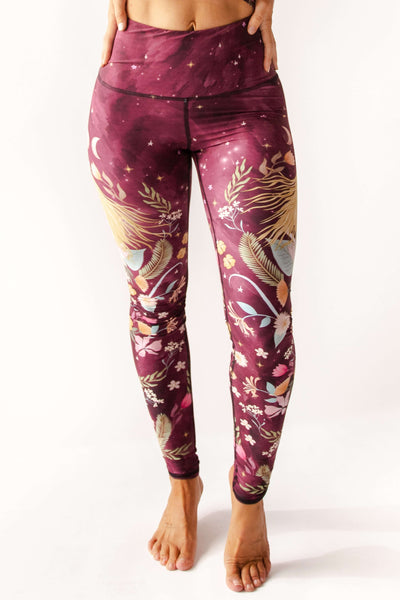 The Creator Printed Yoga Leggings front