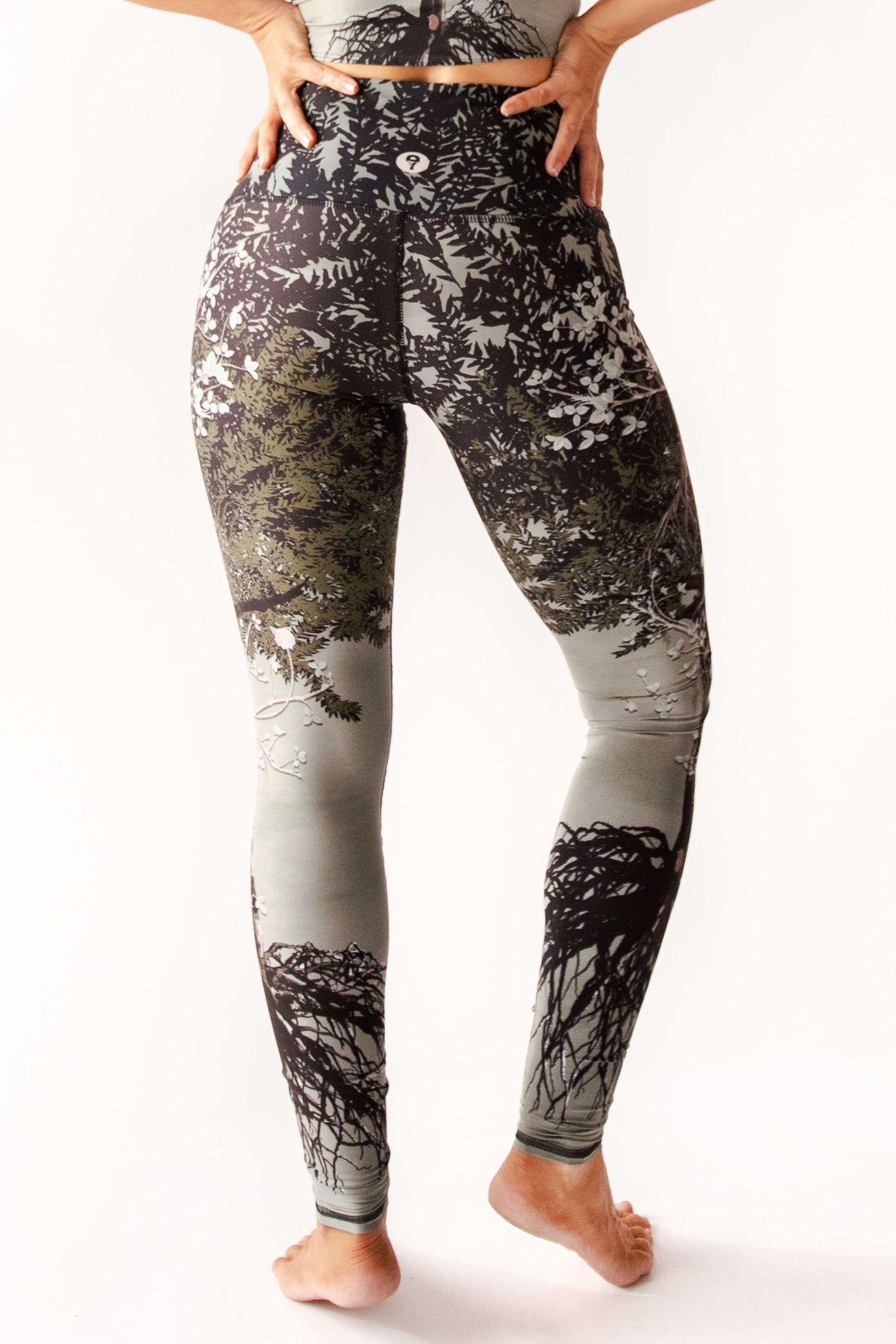 Transformation Printed Yoga Leggings back