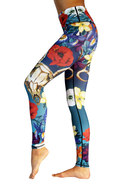 Yoga Democracy Leggings Georgia Printed Yoga Leggings