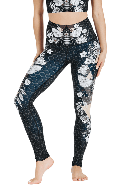 Beeloved Blackout Printed Yoga Legging Front