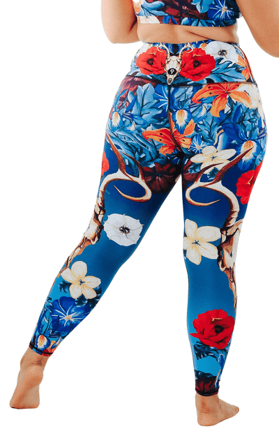 Georgia Printed Yoga Leggings Plus