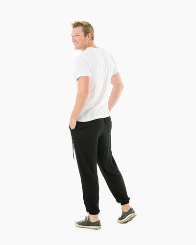 mens harem pants#color_black