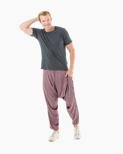 men's harem pants#color_lavender