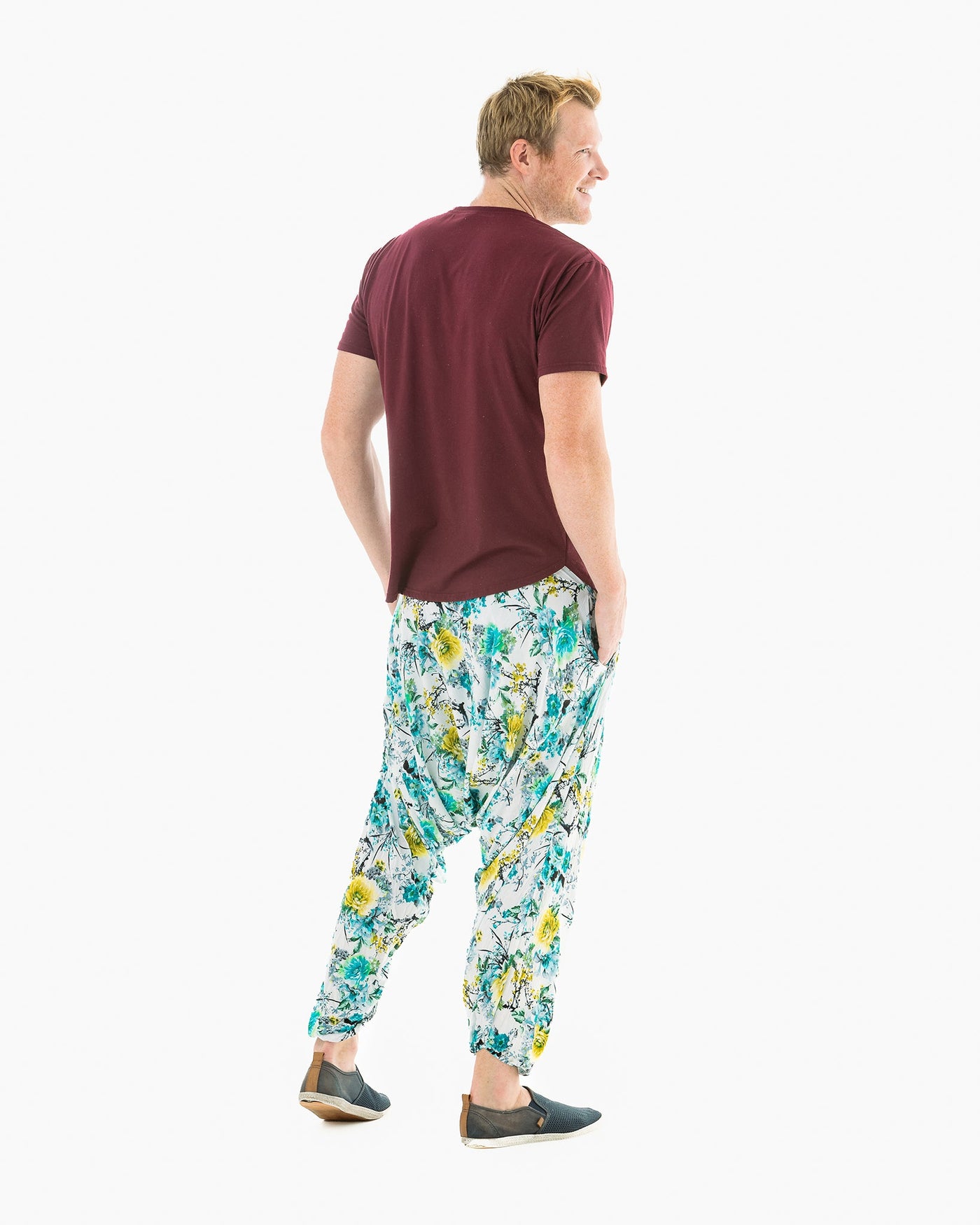 mens buddha pants#color_rose