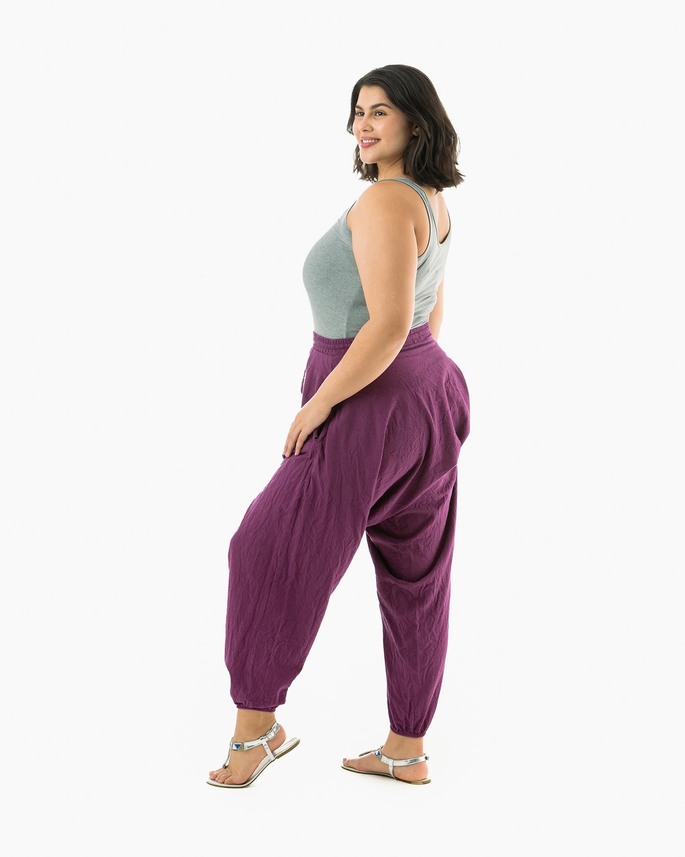 sarong pants#color_purple