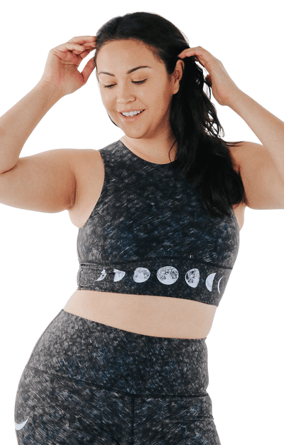 Free Range Sports Bra in Just a Dark Moon Phase Plus