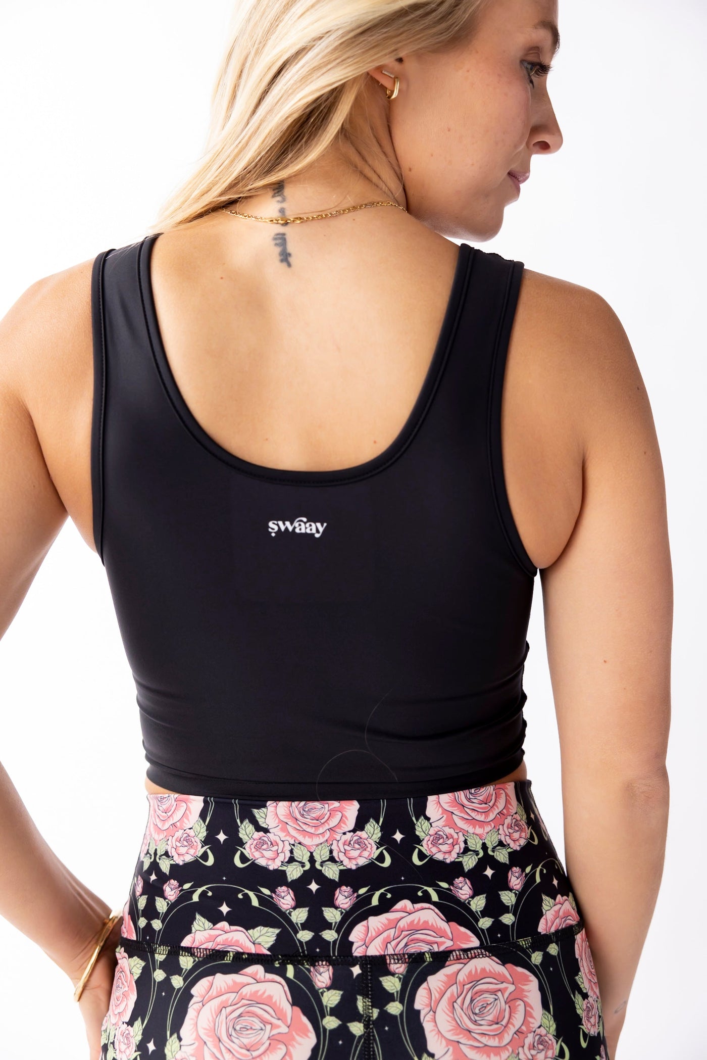 Simple Crop Top - Black