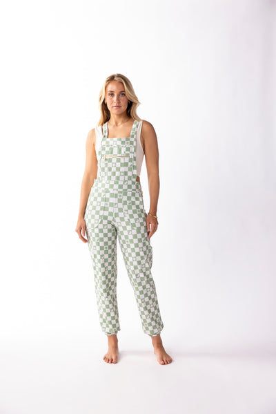 Overall Jumpsuit - Checkered