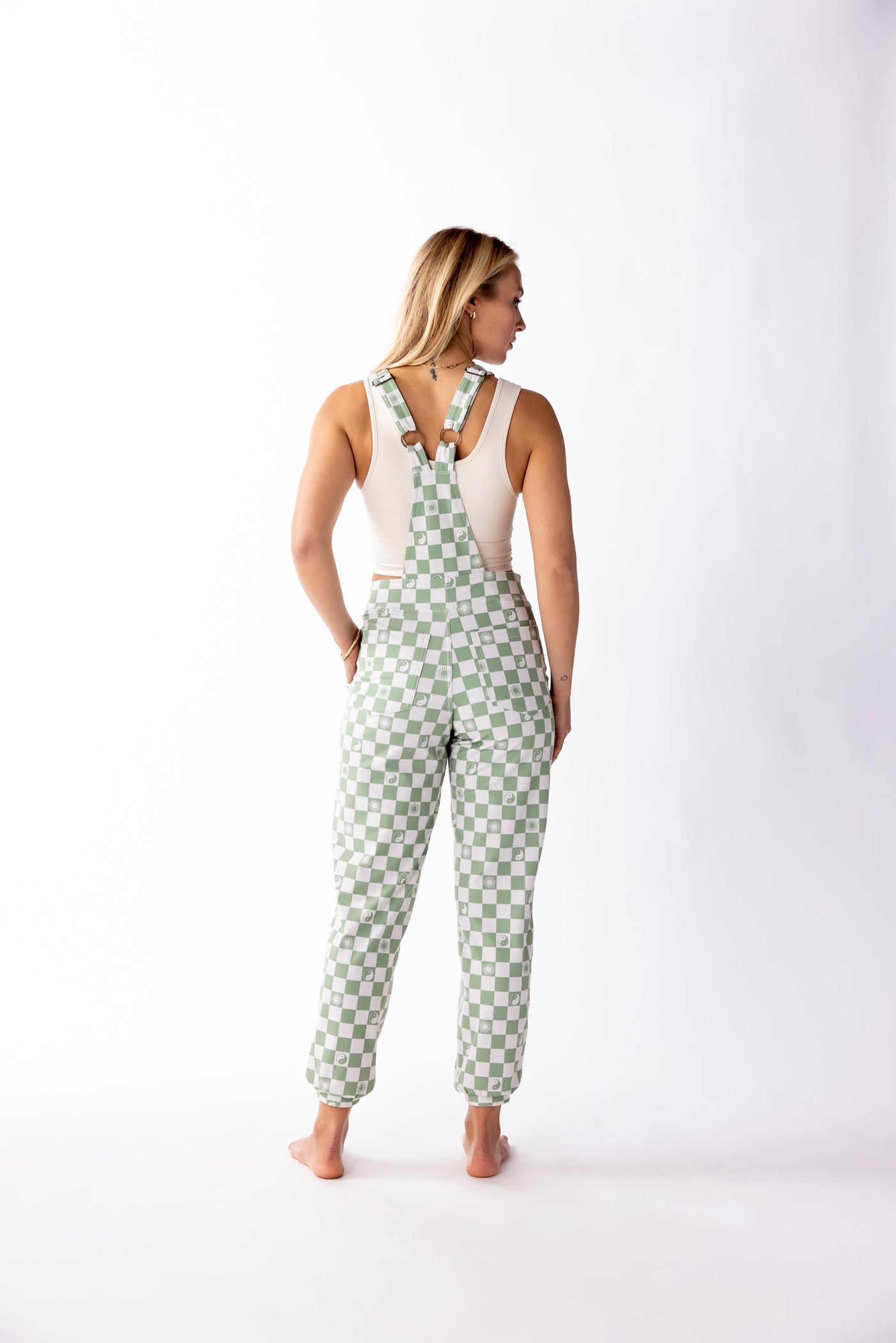 Overall Jumpsuit - Checkered