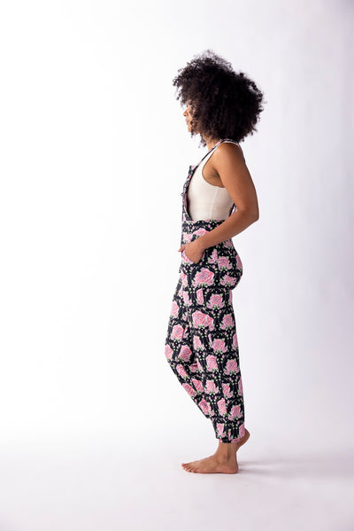 Overall Jumpsuit - Midnight Rose