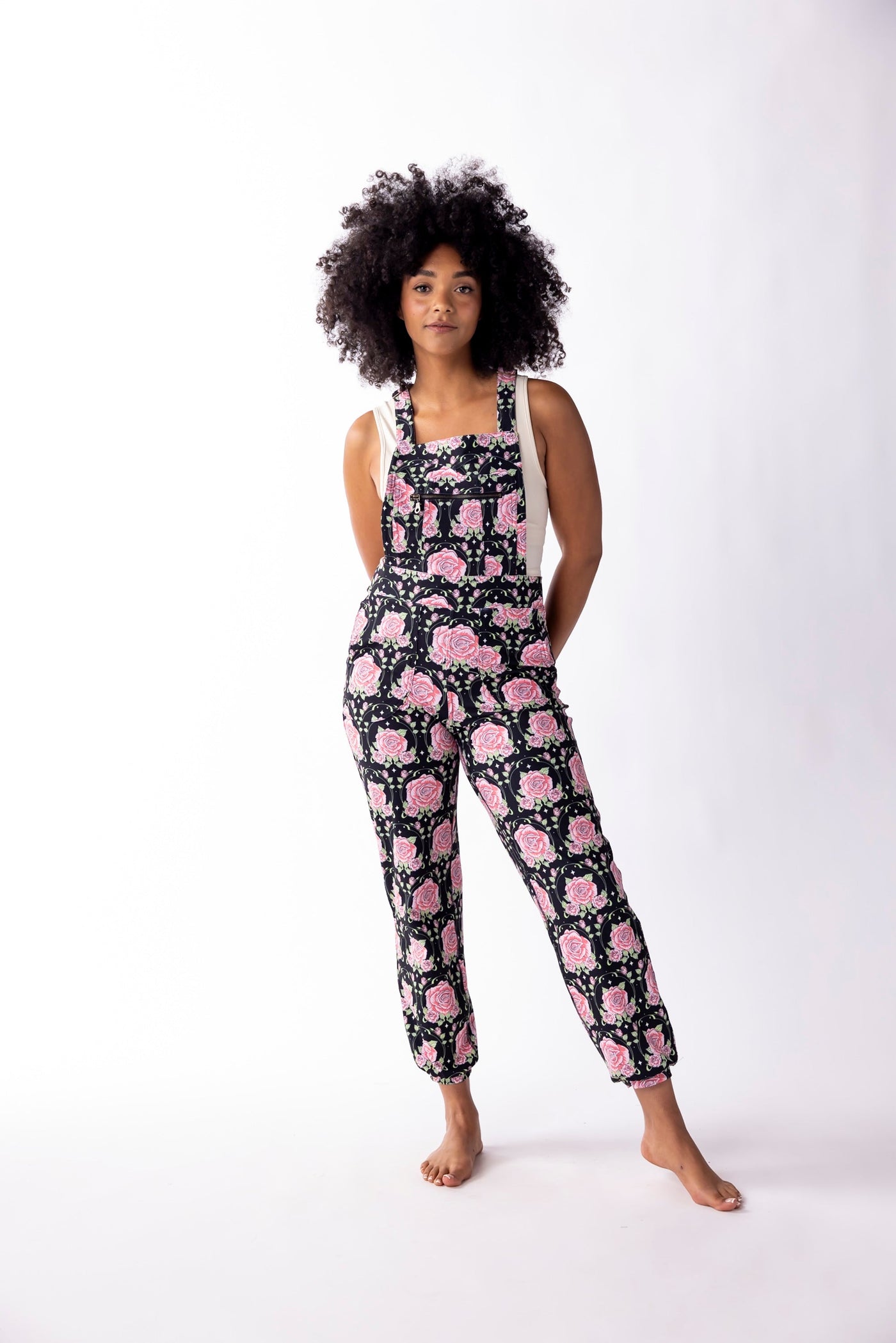 Overall Jumpsuit - Midnight Rose