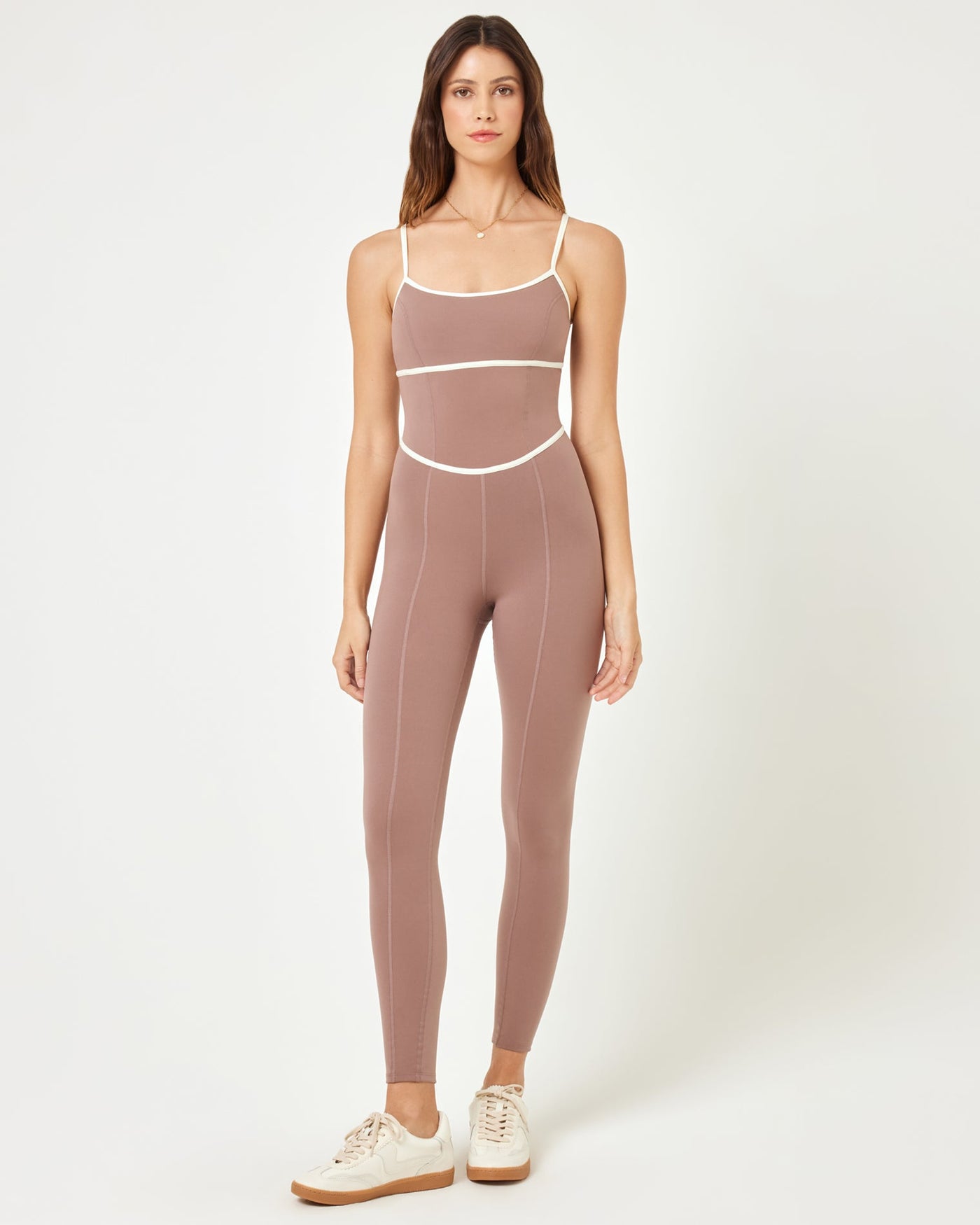 Ace Jumpsuit - Fawn/Cream