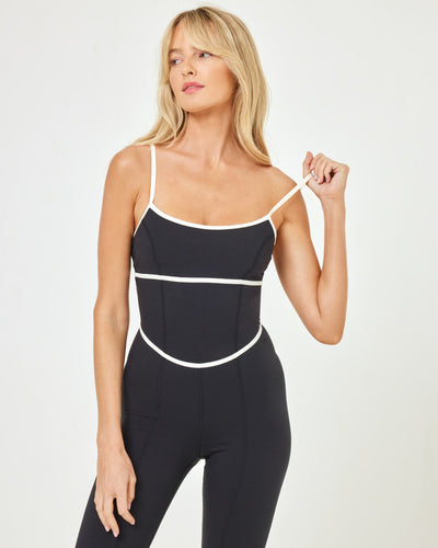 Ace Jumpsuit - Black/Cream