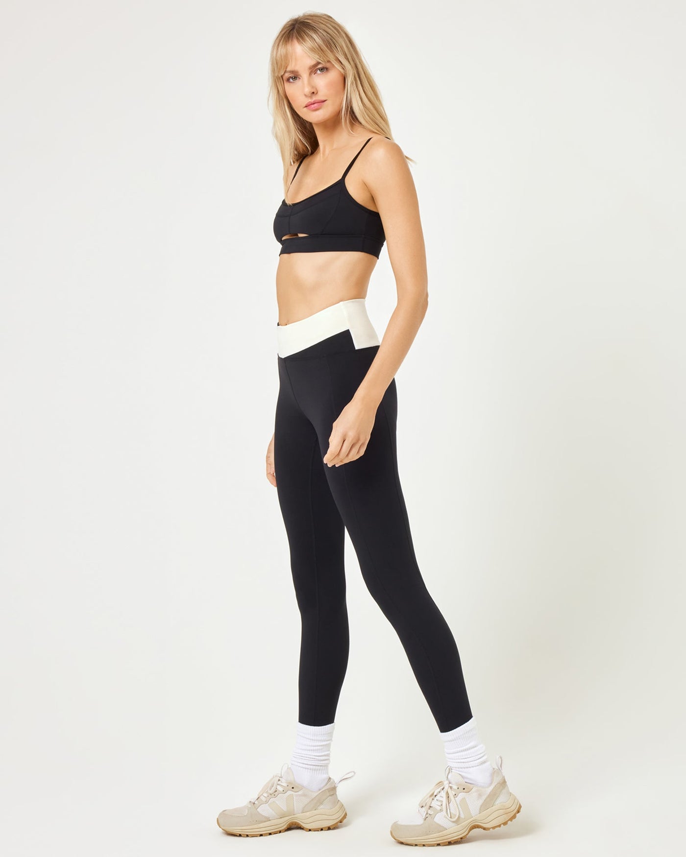 Division Legging - Black-Cream