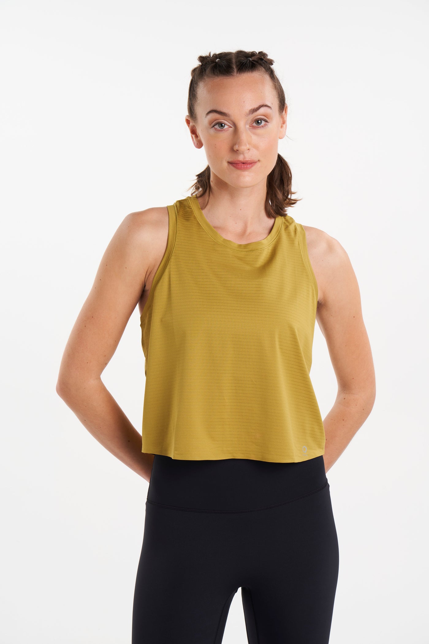 ALRN CROP MESH SINGLET