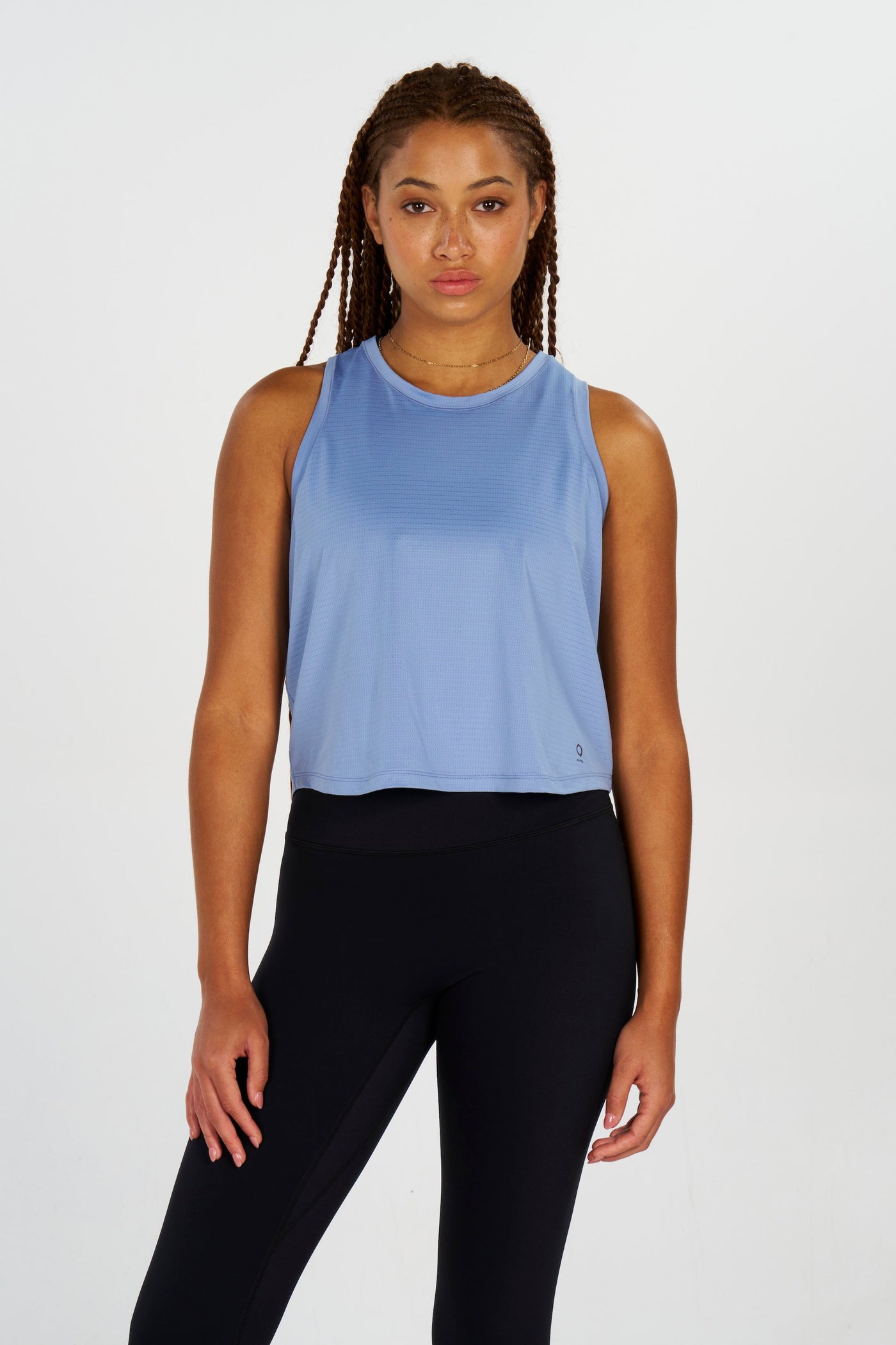 ALRN CROP MESH SINGLET