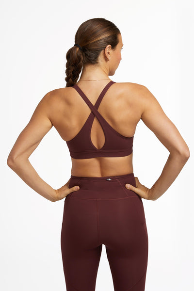 ALRN MID SUPPORT CROSSBACK BRA