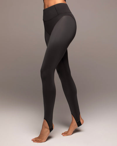 Ambient Gloss Stirrup Legging - Black