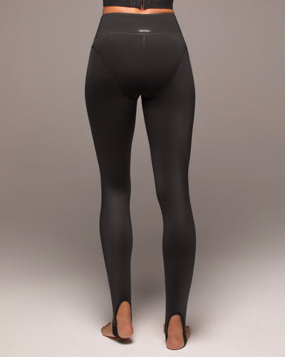 Ambient Gloss Stirrup Legging - Black