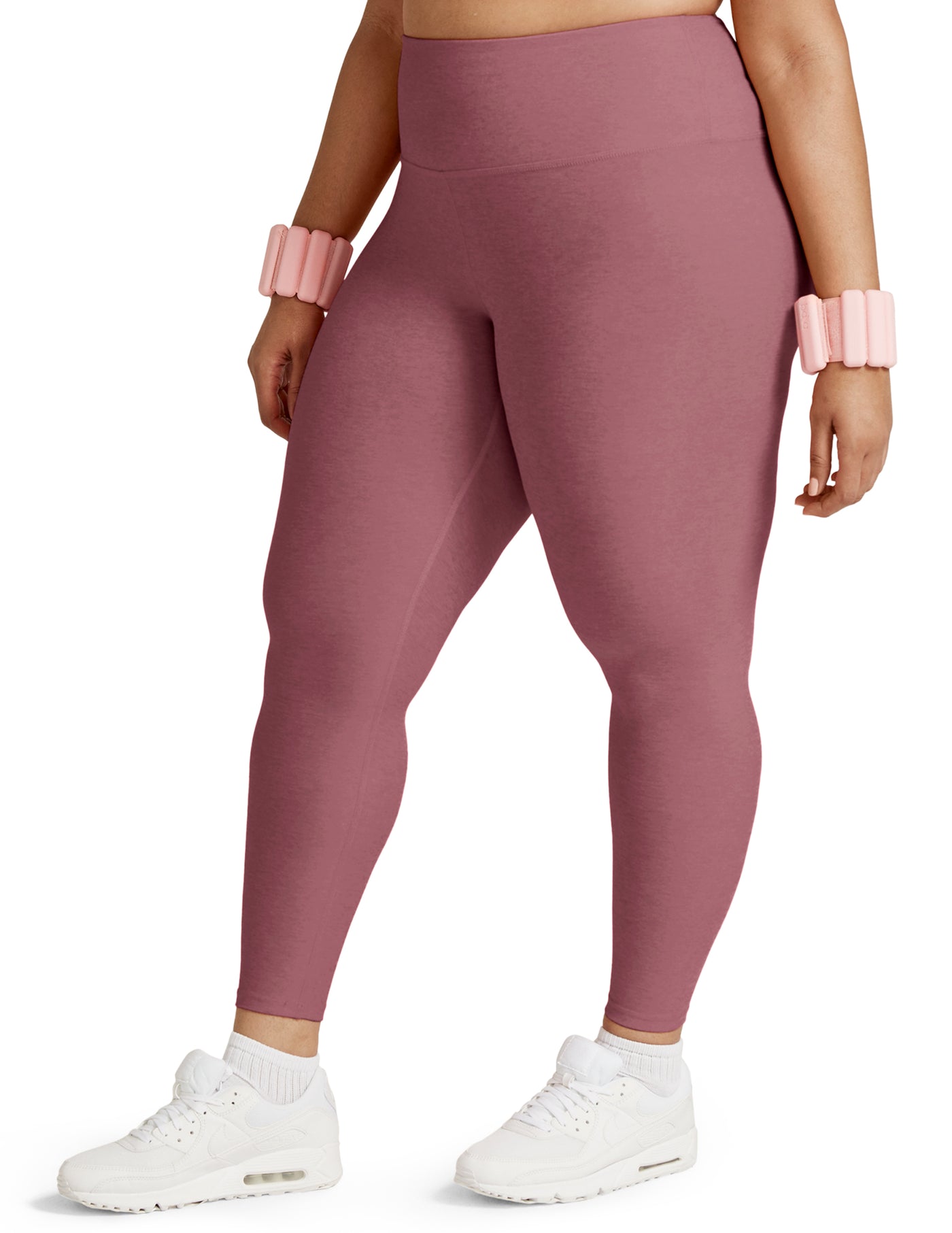 Beyond Yoga Caught in the Midi Legging - Orchid Blossom Heather