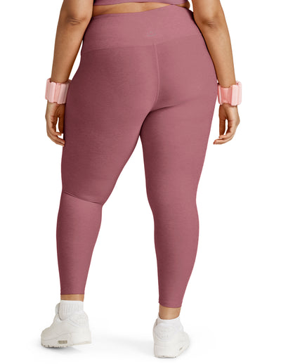 Beyond Yoga Caught in the Midi Legging - Orchid Blossom Heather