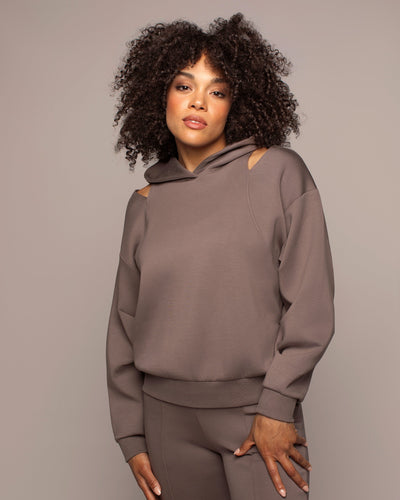 Carve Hoodie - Deep Taupe