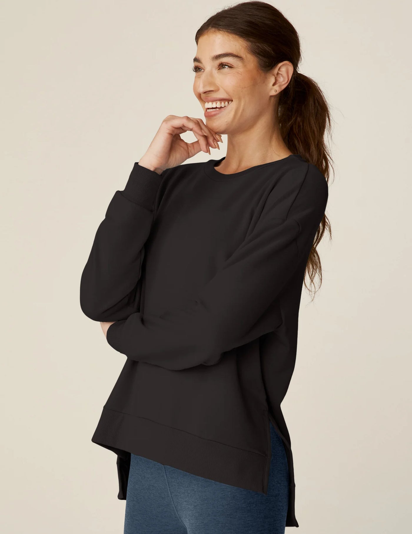 Beyond Yoga Off Duty Pullover