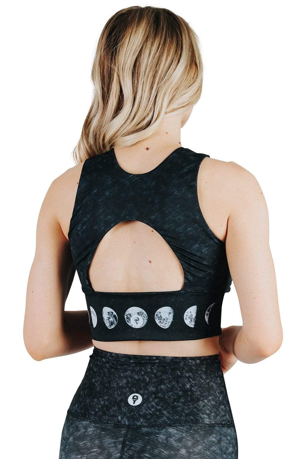 Yoga Democracy Sports Bra Free Range Sports Bra in Just a Dark Moon Phase