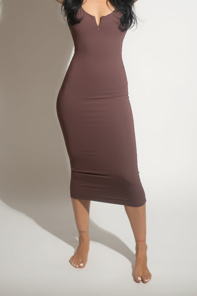 Billy Dress - Mahogany