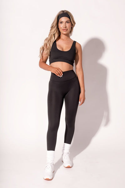 Subtle Scrunch Legging - Black