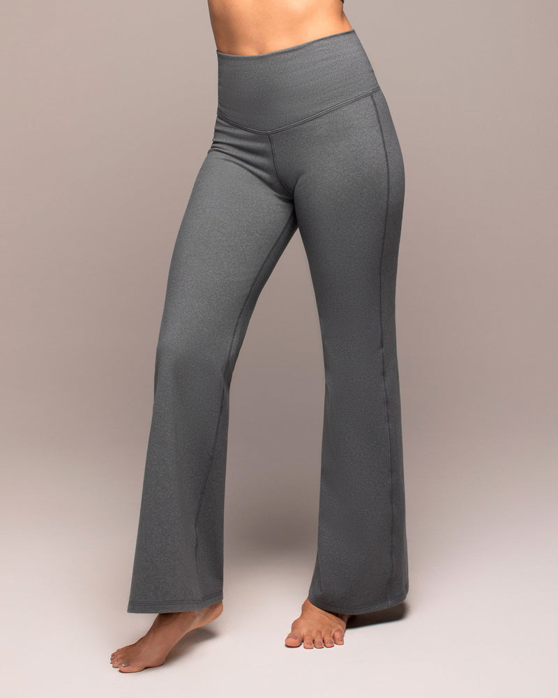 Instinct Warm Compression Flared Legging - Granite Grey