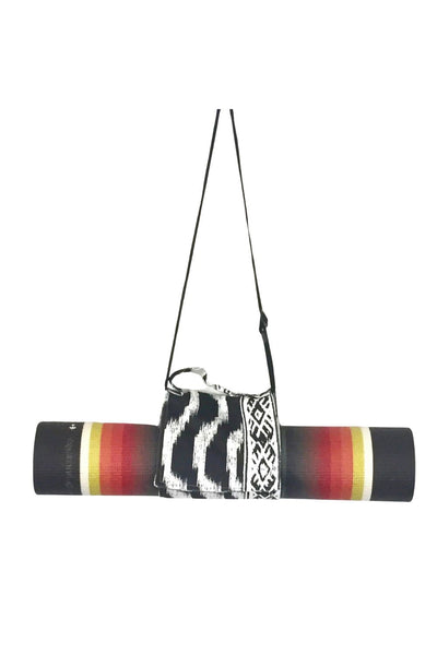 Java Stripe Printed Canvas Yoga Mat Wrap