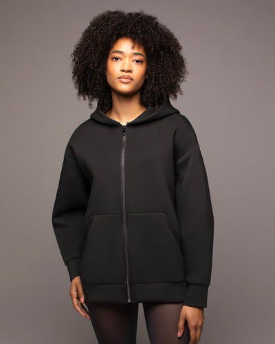 Luna Oversized Hoodie - Black