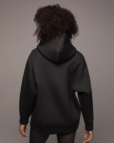 Luna Oversized Hoodie - Black