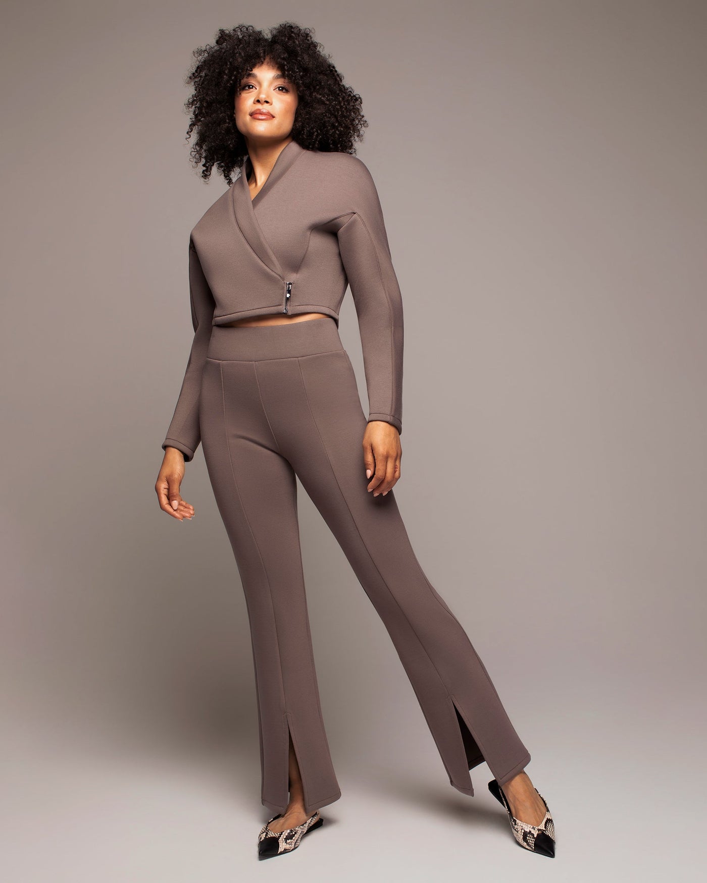 Luna Pant - Deep Taupe