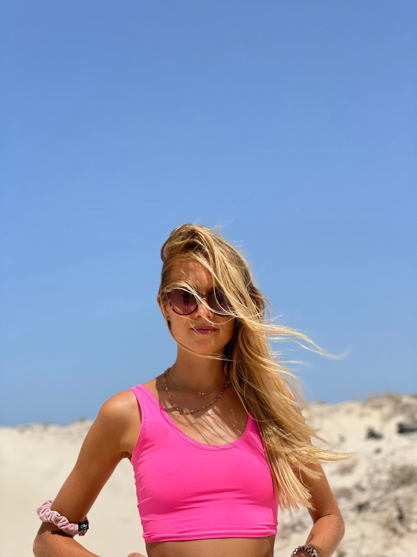 Solid Dolly Pink Lover Tank