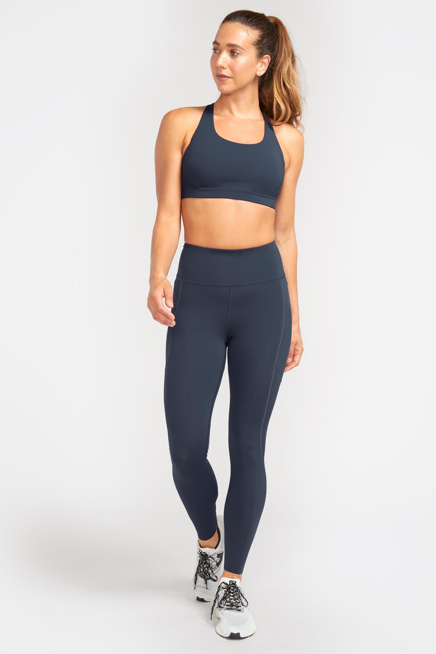 ALRN MID SUPPORT CROSSBACK BRA