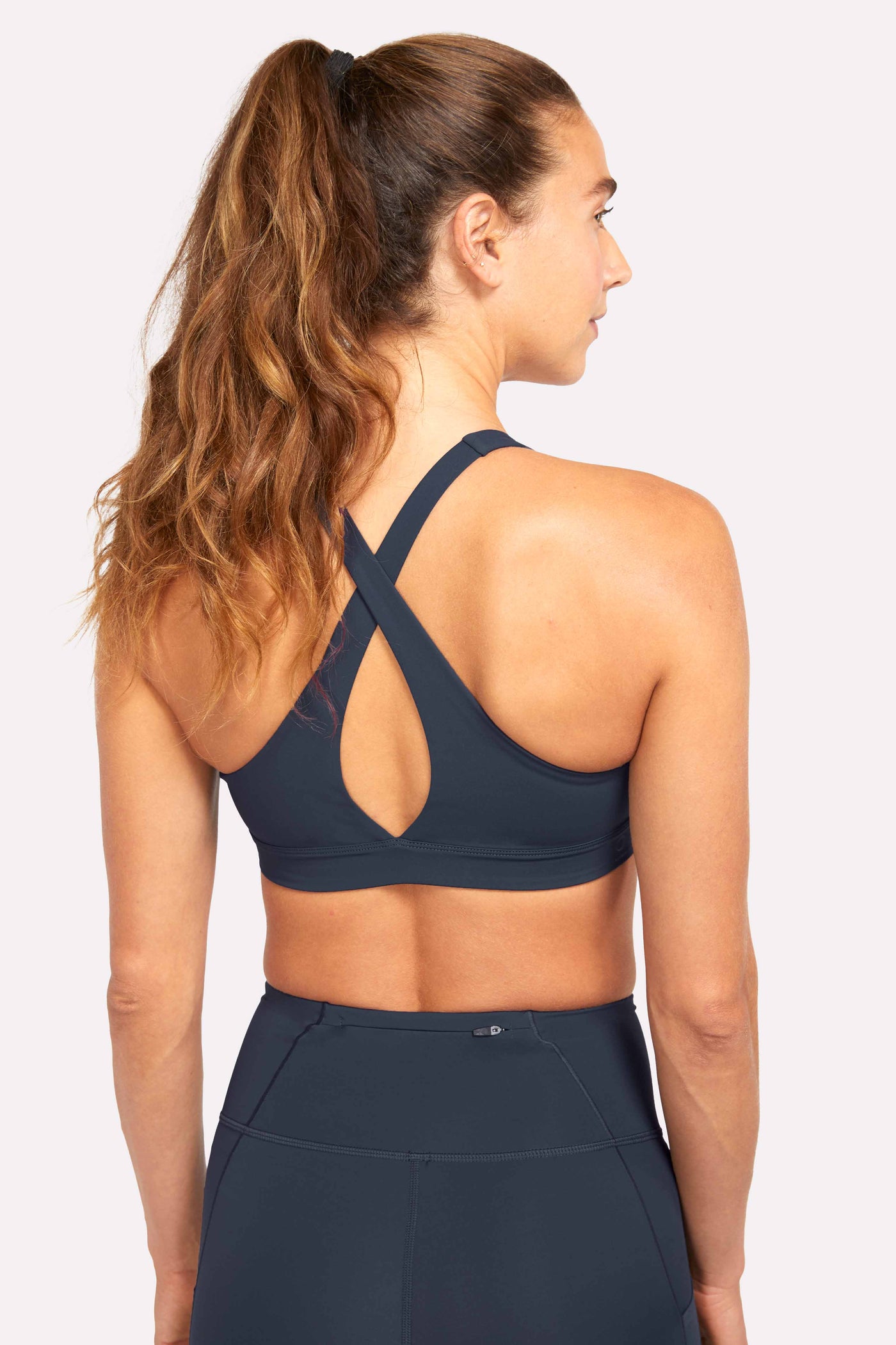 ALRN MID SUPPORT CROSSBACK BRA