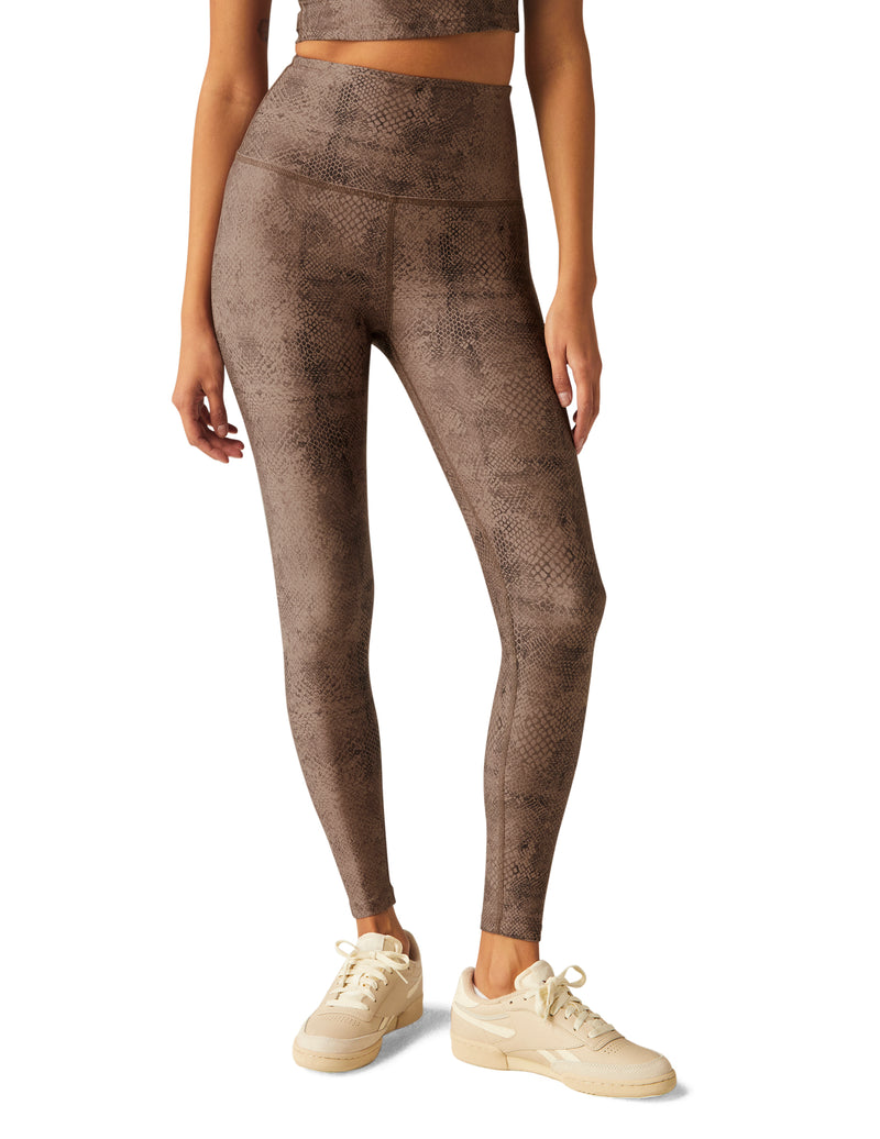 Beyond Yoga  Softmark Midi Legging - Neutral Snakeskin