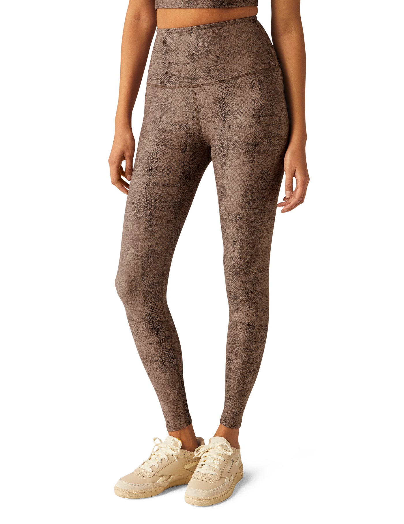 Beyond Yoga  Softmark Midi Legging - Neutral Snakeskin