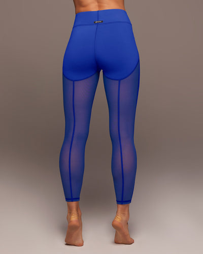 Revue Mesh Legging - Royal Blue