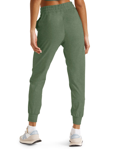 Beyond Yoga Commuter Midi Jogger - Moss Green