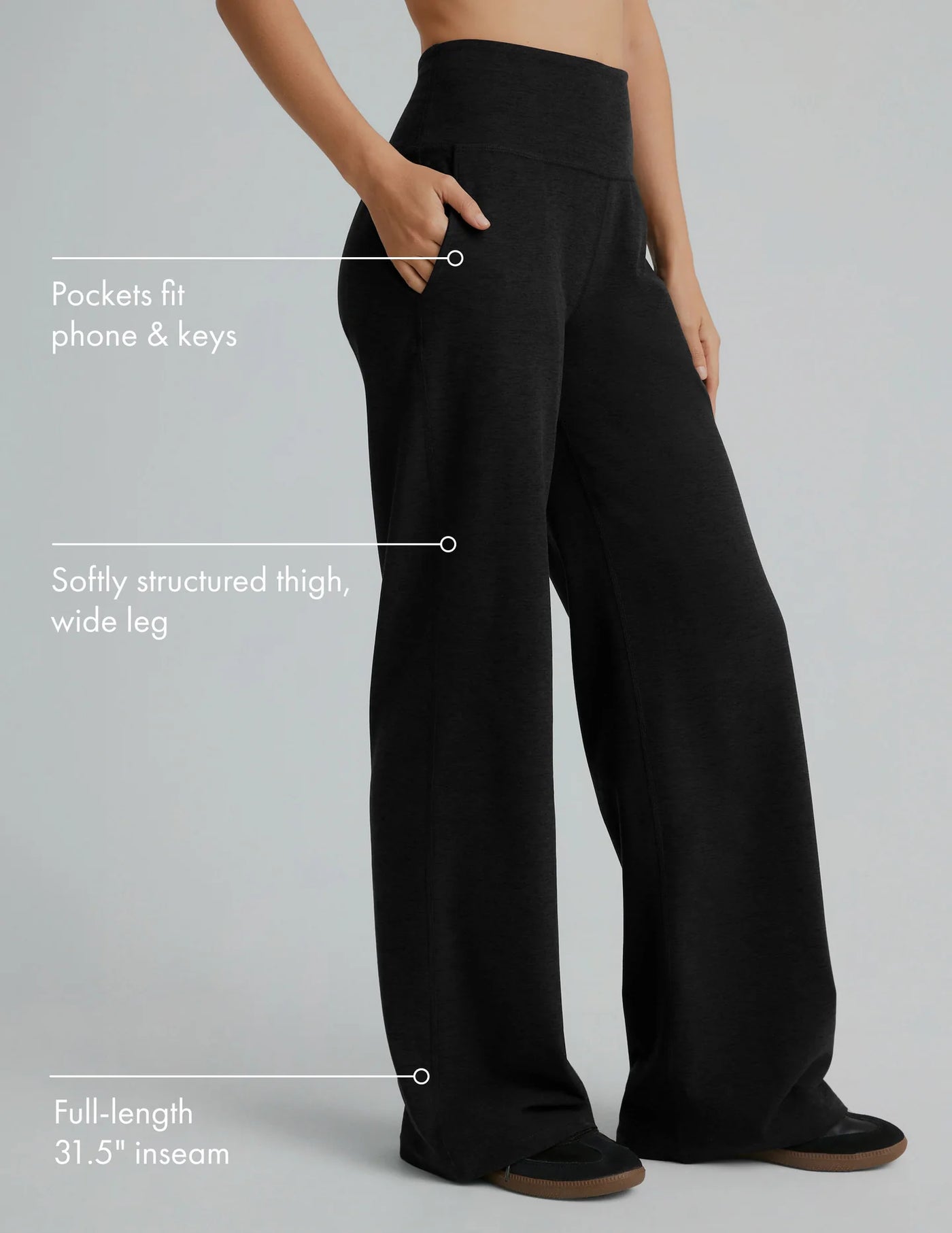 Beyond Yoga Laid Back Pant - Black